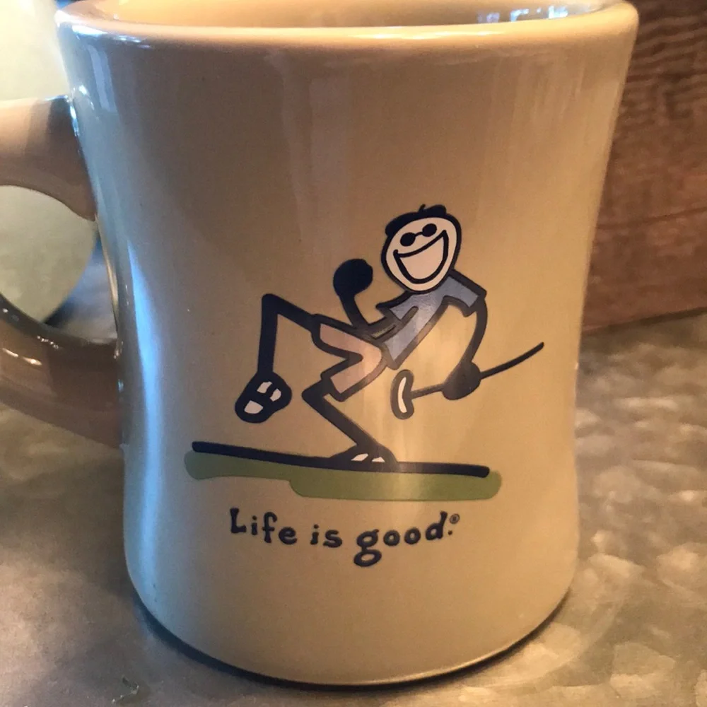 Life is Good Golfing Coffee Mug